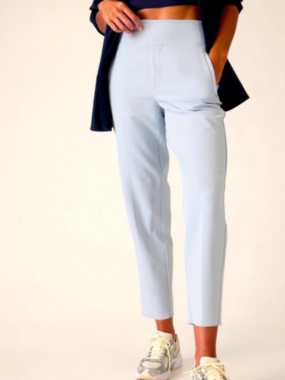 ATHLETA | Endless High Rise Light Blue Ankle Pants | 10